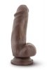 Gruby czekoladowy penis dildo DR. SKIN MR. SMITH 17cm